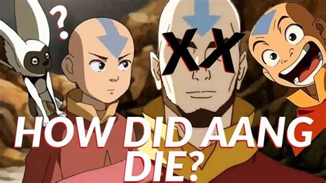 how long was aang frozen|what age did aang die.